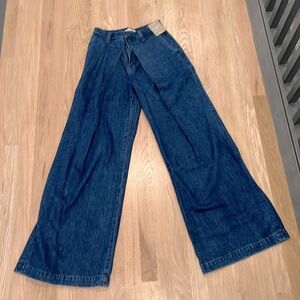 Madewell extra wide leg jeans size 26